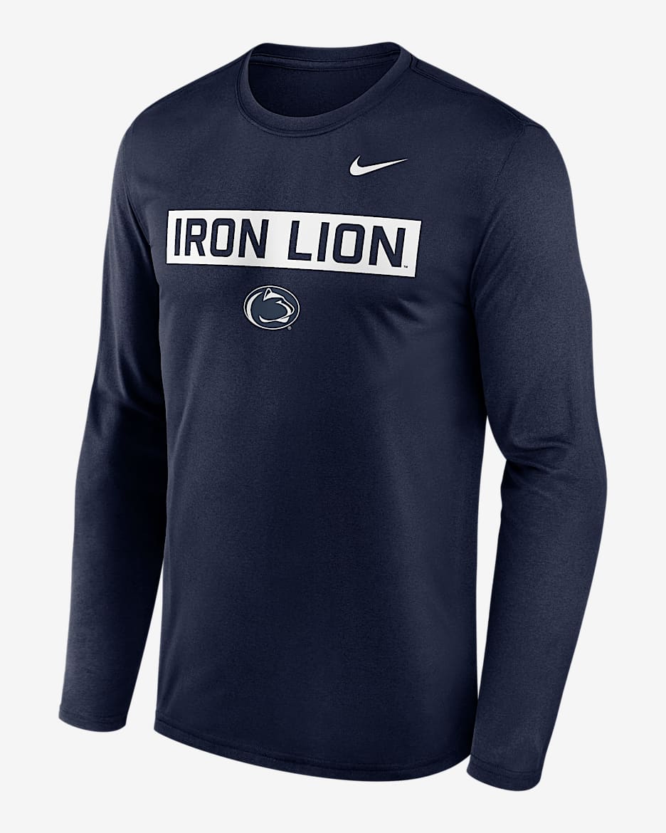 【NIKE】Penn State Nittany Lions Primetime Wordmark T-Shirt Men's Nike White Penn State Nittany Lions Primetime 2-Hit
